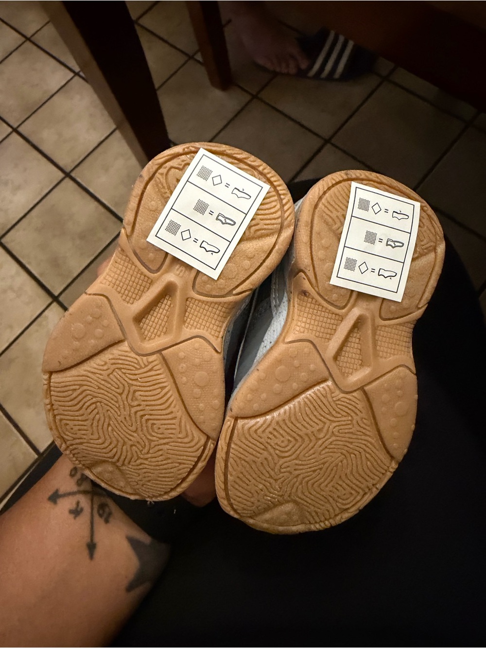 Kids Sneakers with Tan Gum Outsole